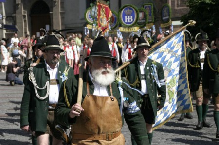 21.06.2008: Umzug aus Anlass des Münchner Brauer-Tages. Bild: Michael Lucan