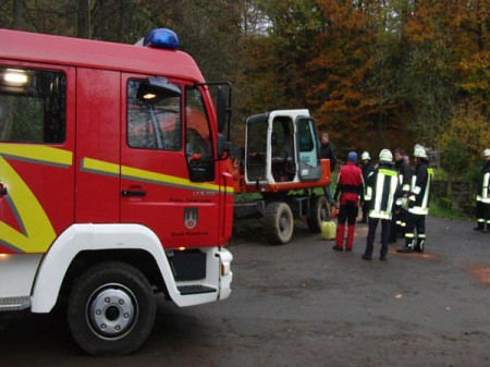 Feuerwehr-Bagger